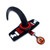 Buy the Tail Handler Silicone Belt Strap with Show Pup Tail in Black & Red - Blue Ox Designs OXBALLS