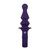 Buy the Gender X Ring Pop 12-function Rechargeable Vibrating Silicone Anal Plug buttplug in Purple - Evolved Novelties