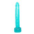 Buy the Size Queen 12 inch Realistic Flexible Dildo with Suction Cup in Transparent Blue Jelly Dong - Cal Exotics CalExotics California Exotic Novelties