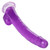 Buy the Size Queen 12 inch Realistic Flexible Dildo with Suction Cup in Transparent Purple Jelly Dong - Cal Exotics CalExotics California Exotic Novelties