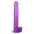 Buy the Size Queen 12 inch Realistic Flexible Dildo with Suction Cup in Transparent Purple Jelly Dong - Cal Exotics CalExotics California Exotic Novelties