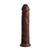 Buy the King Cock Elite 11 inch Dual Density Silicone Dildo with Suction Cup in Chocolate Brown Flesh Body Dock & Strap-On Harness Compatible - Pipedream Products