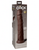 Buy the King Cock Elite 11 inch Dual Density Silicone Dildo with Suction Cup in Chocolate Brown Flesh Body Dock & Strap-On Harness Compatible - Pipedream Products