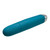 Buy the Super Slim 12-function Rechargeable Silicone Vibrating Wand in Blue - Evolved Novelties