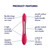 Buy the Elastic Joy 20-function Rechargeable Silicone Dual Ended Flexible Vibrator in Red double Motor Partner Couples - EIS Satisfyer