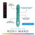 Buy the Roxii Roller Wand 20-Function Rechargeable Silicone S Wave Plus Vibrator in Electric Blue - NU Sensuelle Novel Creations
