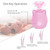 Buy the Hello Sexy Petal to-the Metal Pink Rose 10-function Rechargeable Silicone Flower-shaped Suction Vibrator - Voodoo Toys