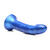 Buy the 7 Inch Blue Metallic Silicone Dildo with Suction Cup base - XR Brands Strap U