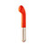 Buy the Liebe 11-function Rechargeable Silicone G-Spot P-Spot Vibrator in Orange - Love Not War