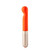 Buy the Kama 11-function Rechargeable Silicone G-Spot P-Spot Vibrator in Orange - Love Not War