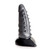 Buy the Beastly Tapered Bumpy Silicone Dildo with Suction Cup base 8.25 Inch Grey- XR Brands Creature Cocks