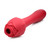 Buy the Sweet Heart Rose 15-function Rechargeable Silicone Suction Sucking Flower with Vibrating Flexible Stem in Red - XR Brands Inmi