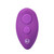 Buy the A-Play Beaded Vibe 10-function Rechargeable Silicone Anal Plug with Remote in Purple - Doc Johnson