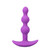 Buy the A-Play Beaded Vibe 10-function Rechargeable Silicone Anal Plug with Remote in Purple - Doc Johnson