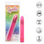 Buy the Sparkle Slim Vibe 3-function Massager in Pink - CalExotics Cal Exotics California Exotic Novelties