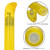 Buy the Sparkle Slim G-Spot Vibe 3-function Massager in Yellow - CalExotics Cal Exotics California Exotic Novelties