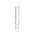 Buy the 12 inch Double Ended Clear Borosilicate Glass Dildo with Anal Beads - Electric Eel Lingerie