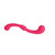 Buy the Pretty Little Wands Curvy 10-function Rechargeable Vibrating Dual Ended Silicone Wand in Pink - CalExotics Cal Exotics California Exotic Novelties
