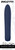 Buy the Straight Forward 10-function Rechargeable Vibrator in Blue - Evolved Novelties