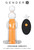 Buy the Gender X Orange Dream Remote Control 10-function Rechargeable Clear Vibrating Beaded Butt Plug - Evolved Novelties