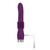 Buy the Deep Love 11-function Rechargeable Thrusting Silicone Wand Vibrator in Purple - Evolved Novelties Adam & Eve