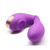 Buy the Pose Plus 15-function Rechargeable Pulsing Flexible Silicone G-Spot Vibrator in Purple - XR Brands Inmi