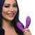Buy the Pose Plus 15-function Rechargeable Pulsing Flexible Silicone G-Spot Vibrator in Purple - XR Brands Inmi