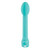 Buy the G-Gasm Delight 10-function Rechargeable Silicone G-Spot Vibrator in Teal - Evolved Novelties Adam & Eve