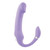 Buy the Orgasmic Orchid 10-function Rechargeable Posable Dual Ended Silicone Vibrator in Purple - Evolved Novelties