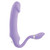 Buy the Orgasmic Orchid 10-function Rechargeable Posable Dual Ended Silicone Vibrator in Purple - Evolved Novelties