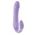 Buy the Orgasmic Orchid 10-function Rechargeable Posable Dual Ended Silicone Vibrator in Purple - Evolved Novelties