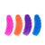 Buy the Posh Intimate Play Textured Silicone Finger Swirls Teasers 4-piece Set Blue, orange, pink, purple - CalExotics Cal Exotics California Exotic Novelties