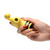 Buy the Shegasm Sucky Bee Finger-mounted 7-function Rechargeable Silicone Clitoral Suction & G-Spot Vibrator in Yellow & Black - XR Brands Inmi