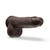 Buy the Dr Skin Silicone Dr Dr Murphy 8 inch 15-function Rechargeable Realistic Thrusting & Gyrating Dildo with Suction Cup in Chocolate Brown Flesh - Blush Novelties