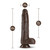 Buy the Dr Skin Silicone Dr Dr Murphy 8 inch 15-function Rechargeable Realistic Thrusting & Gyrating Dildo with Suction Cup in Chocolate Brown Flesh - Blush Novelties