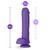 Buy the Au Naturel Bold Big John 11 inch SensaFeel Dual Density Realistic Large Dildo with Suction Cup in Purple - Blush Novelties