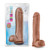 Buy the Au Naturel Big John 11 inch SensaFeel Dual Density Realistic Large Dildo with Suction Cup in Mocha Tan Flesh - Blush Novelties