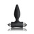 Buy the Petite Sensations 7-function Vibrating Silicone Butt Plug in Black & Silver - Rocks Off Limited UK