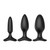 Buy the Hush 2 Extra Small 1 inch wide 13-function App-Controlled Rechargeable Vibrating Silicone Butt Plug in Black - Lovense