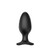 Buy the Hush 2 Large 2.25 inch wide 13-function App-Controlled Rechargeable Vibrating Silicone Butt Plug in Black - Lovense