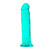 Buy the B Yours Plus Thrill n Drill 9.5 inch Realistic Dildo with Suction Cup in Translucent Teal Blue - Blush Novelties