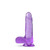 Buy the B Yours Plus Rock n Roll 7 inch Realistic Dildo with Balls & Suction Cup in Purple - Blush Novelties
