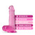 Buy the B Yours Plus Rock n Roll 7 inch Realistic Dildo with Balls & Suction Cup in Translucent Pink - Blush Novelties