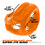 Buy the Lightweight CockSling Air Open 3-Ring Cock & Ball Sling C-Ring & BallStretcher Shaft Ring Cockring in Orange - Blue Ox Designs OXBALLS