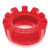 Buy the Cock-Lug Bulge Liquid Platinum Silicone Cockring in Red - Blue Ox Designs OXBALLS
