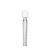 Buy the Le Wand All That Glimmers Limited Edition Petite 16-function Rechargeable Vibrating Wand Massager in White & Silver - COTR, Inc B-vibe