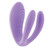 Buy the Petite Tickler 10-function Remote Control Rechargeable Silicone Triple Stimulating Vibrator in Lavender - Evolved Novelties