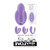 Buy the Petite Tickler 10-function Remote Control Rechargeable Silicone Triple Stimulating Vibrator in Lavender - Evolved Novelties