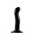 Buy the Strap-On-Me Curve Collection Large P&G Spot Silicone Dildo with Suction Cup in Black - Lovely Planet