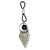 Buy the Bijoux De Nip Non-Piercing Black Nipple Halos with Silver Arrows - PHS International